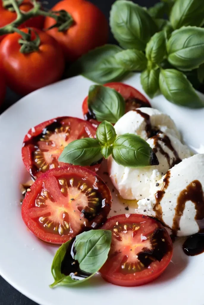 Fresh Caprese with Balsamic Glaze