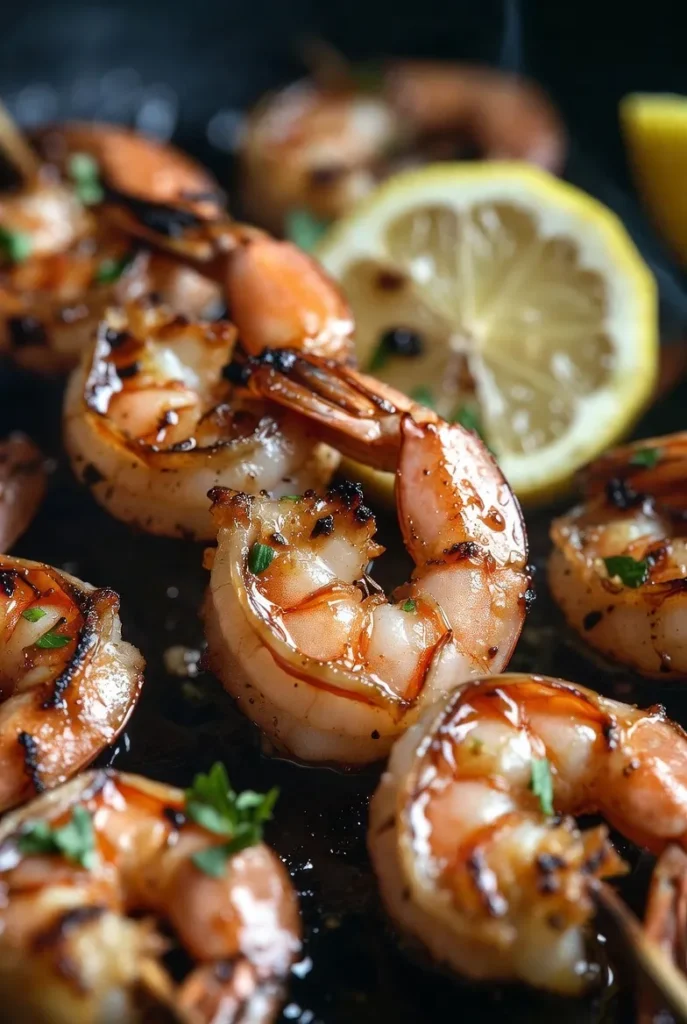 Garlic Butter Shrimp Skewers