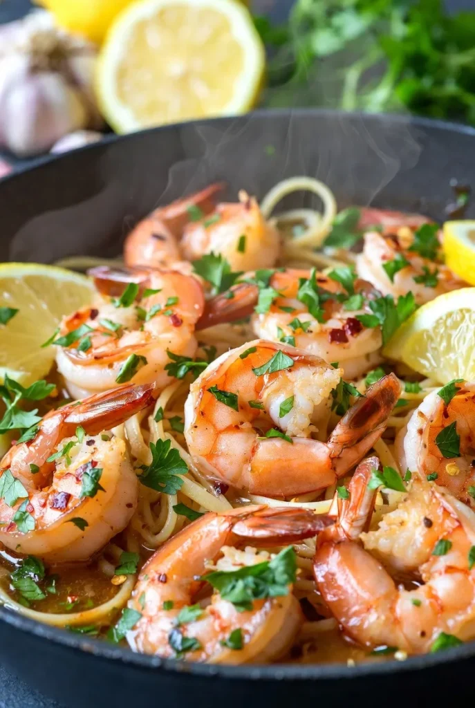 Garlic Lemon Shrimp Scampi That’ll Make You Forget Takeout