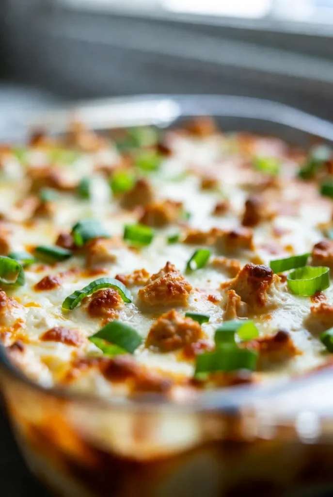 Greek Yogurt Buffalo Chicken Dip – The Protein-Packed Crowd Favorite