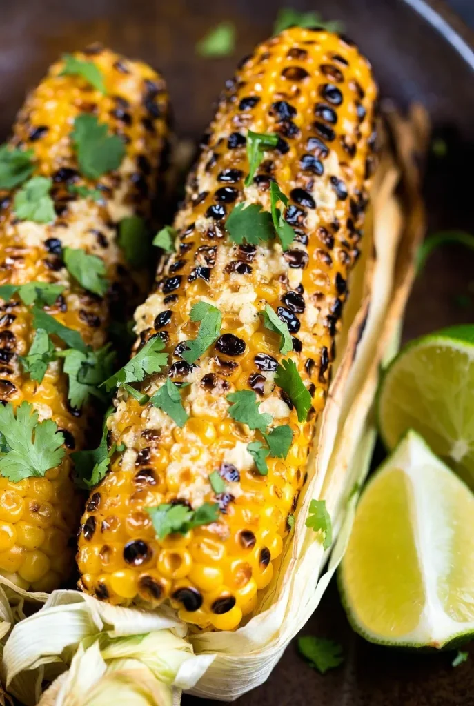 Grilled Corn with Chili Lime Butter