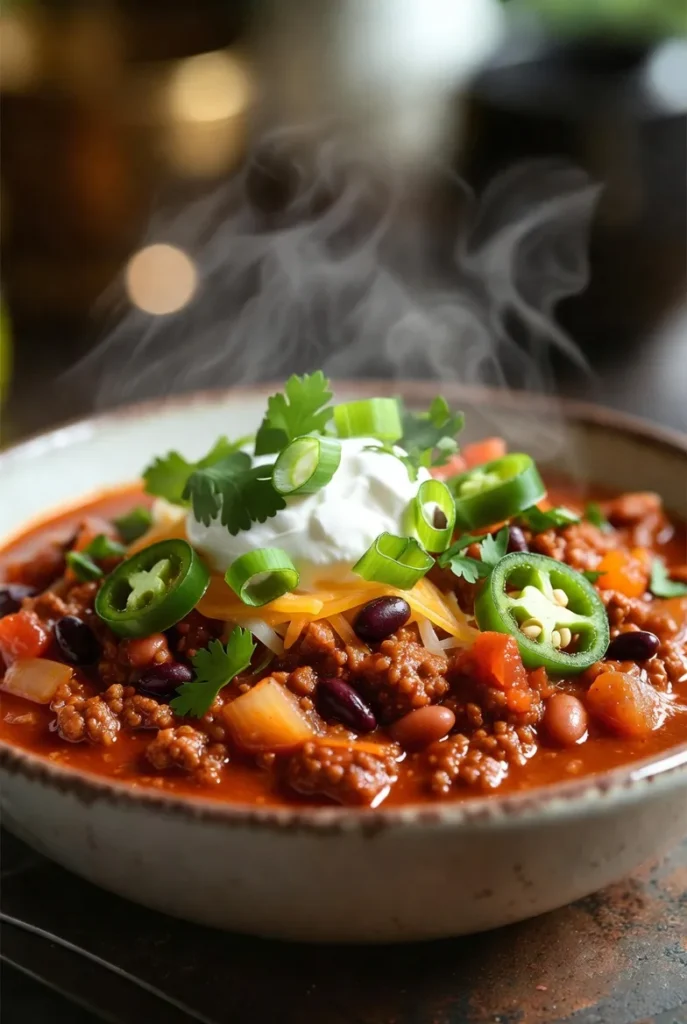 Hearty Ground Beef Chili