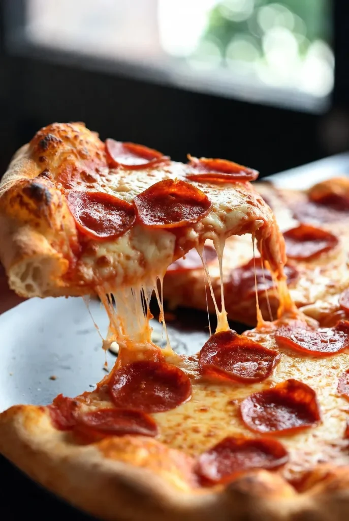 Homemade Pepperoni Pizza from Scratch