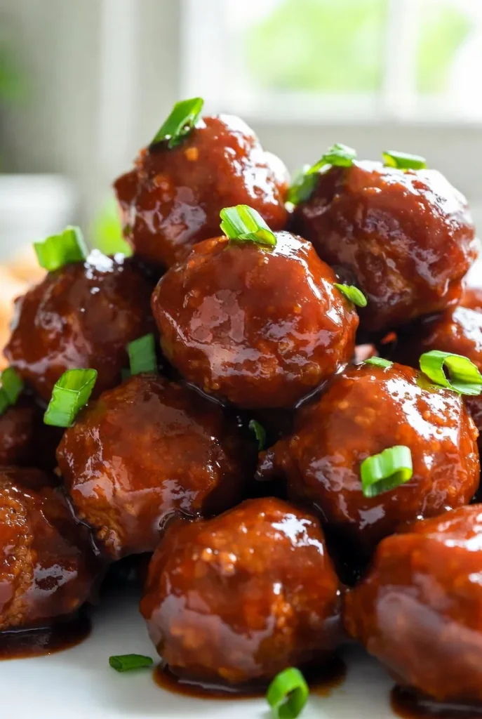 Honey Fire BBQ Meatballs