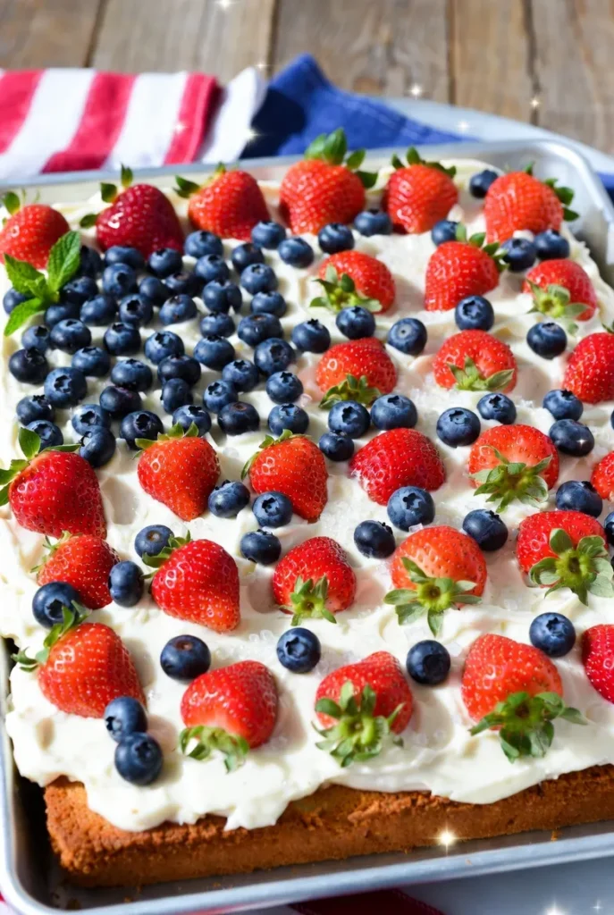Independence Day American Sheet Cake Recipes
