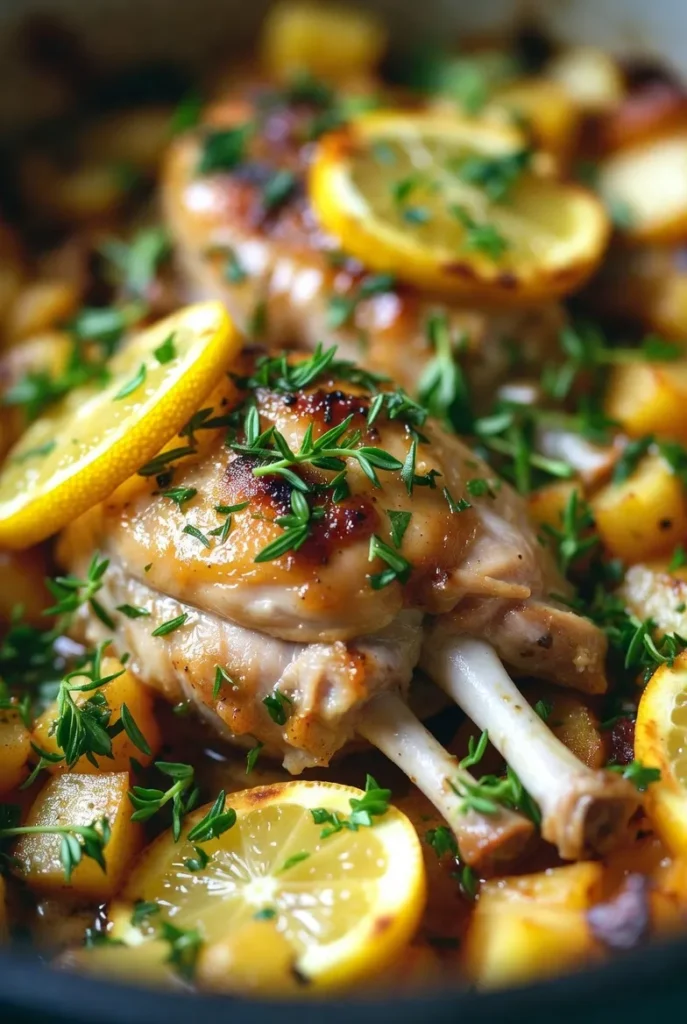 Lemon Herb Chicken Casserole – Bright, Fresh, and Surprisingly Easy