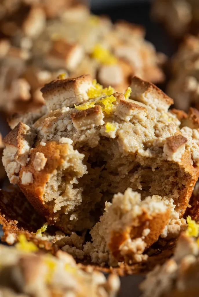 Lemon Streusel Yogurt Muffins