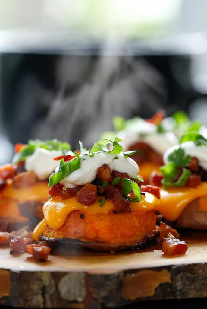 Loaded Sweet Potato Bites