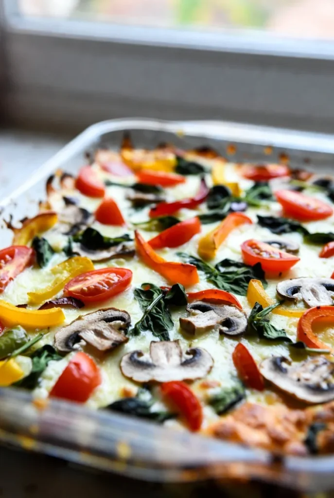 Loaded Veggie Breakfast Casserole (Meatless Monday Hero)