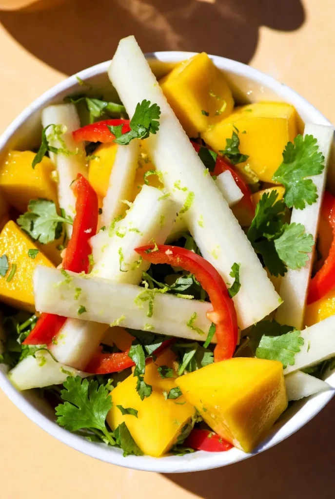 Mango Jicama Salad – Tropical Vibes Meet Crunchy Bliss