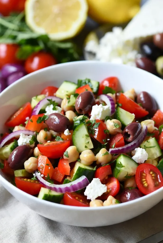 Mediterranean Chickpea Salad