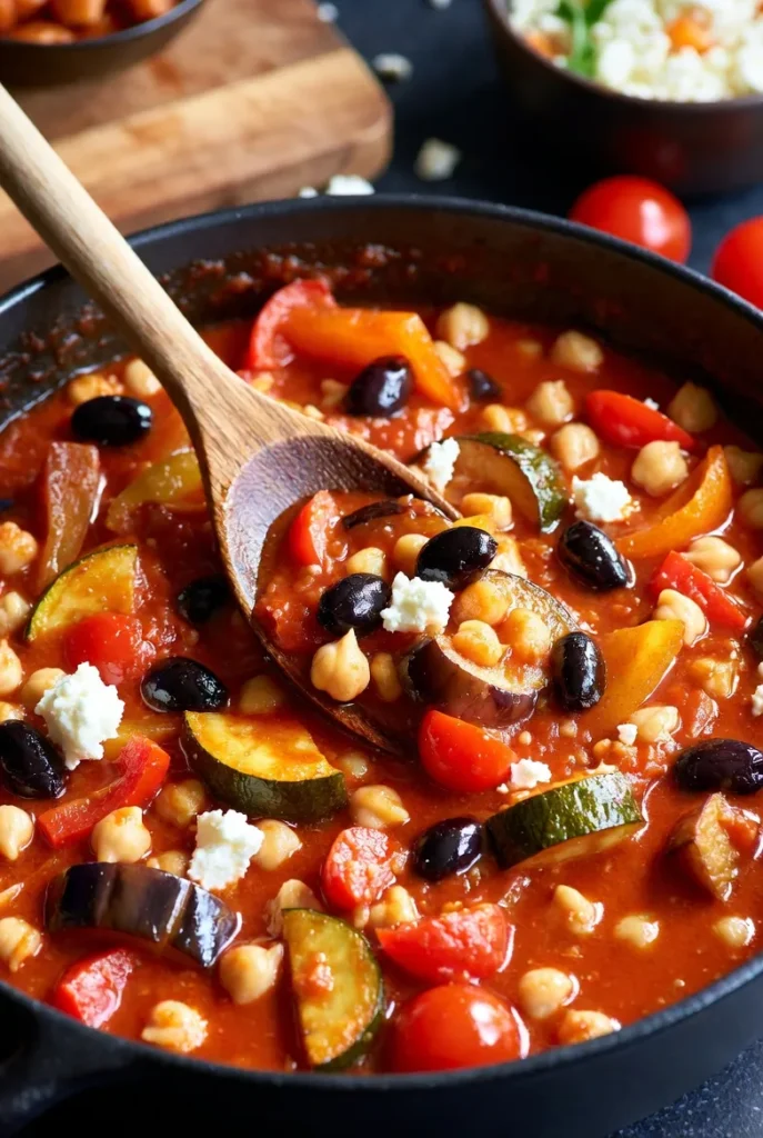 Mediterranean Chickpea & Veggie Stew