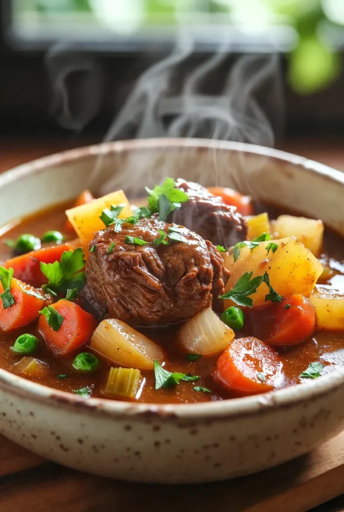 Mild Slow Cooker Beef Stew