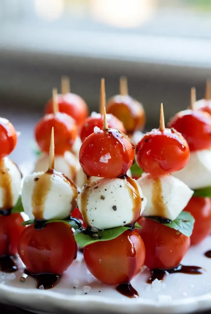 Mini Caprese Skewers