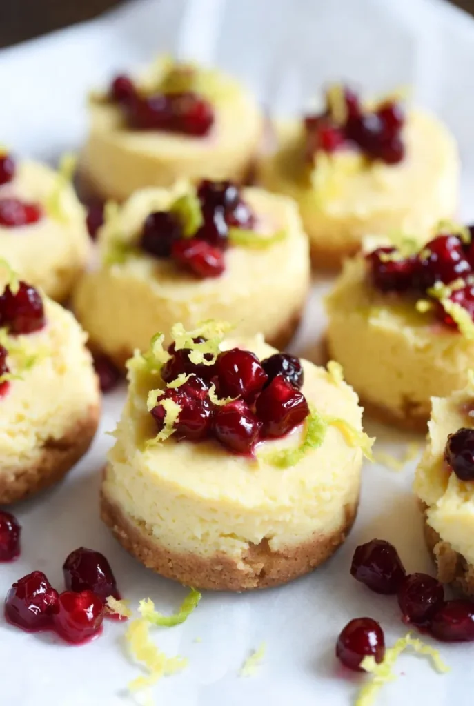 Mini No-Bake Lemon Cheesecakes