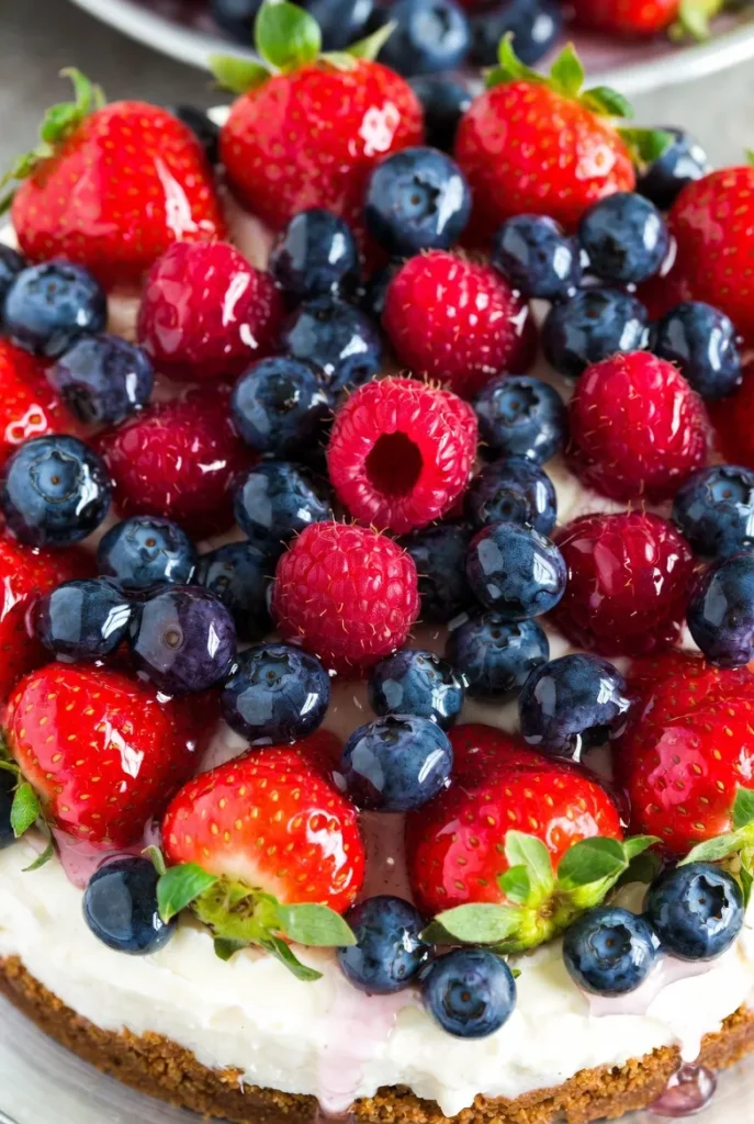 No-Bake Berry Cheesecake