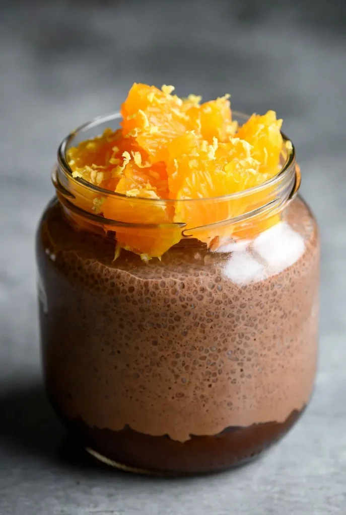 Orange Chocolate Chia Pudding