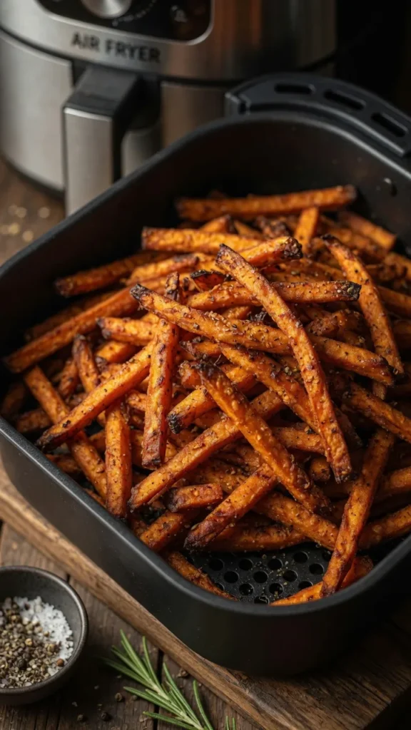 Perfect Air Fryer French Fries (or Sweet Potato Version)
