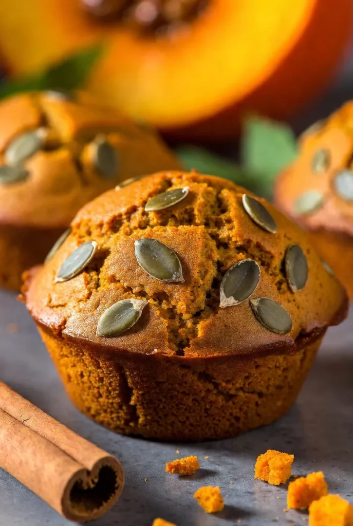 Pumpkin Spice Protein Muffins