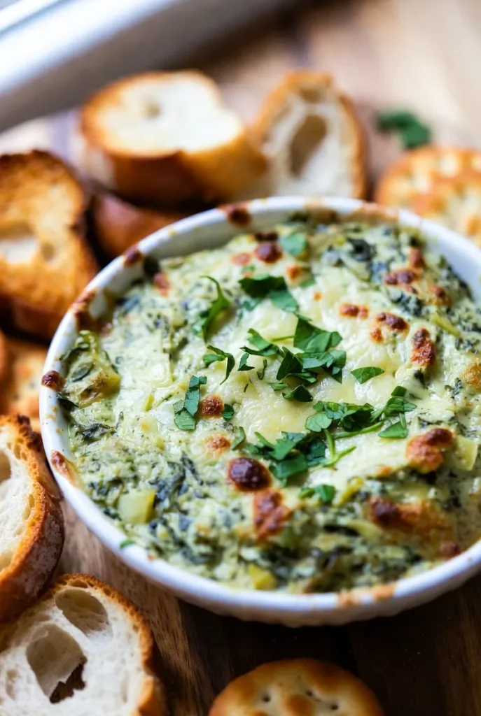 Shamrock Spinach Artichoke Dip
