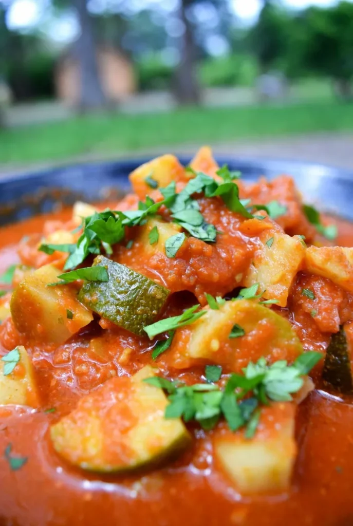 Slow Cooker Zucchini Tomato Pasta Sauce