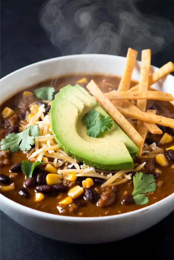 Smoky Black Bean & Corn Vegetarian Chili