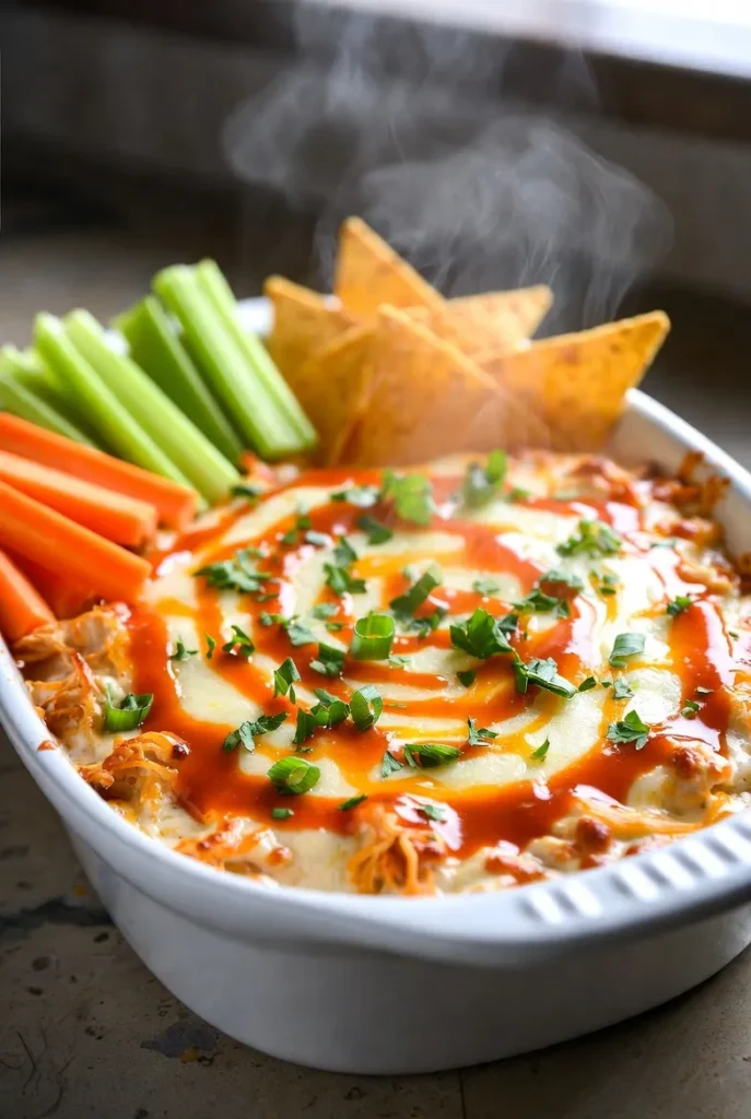 Spicy Buffalo Chicken Dip