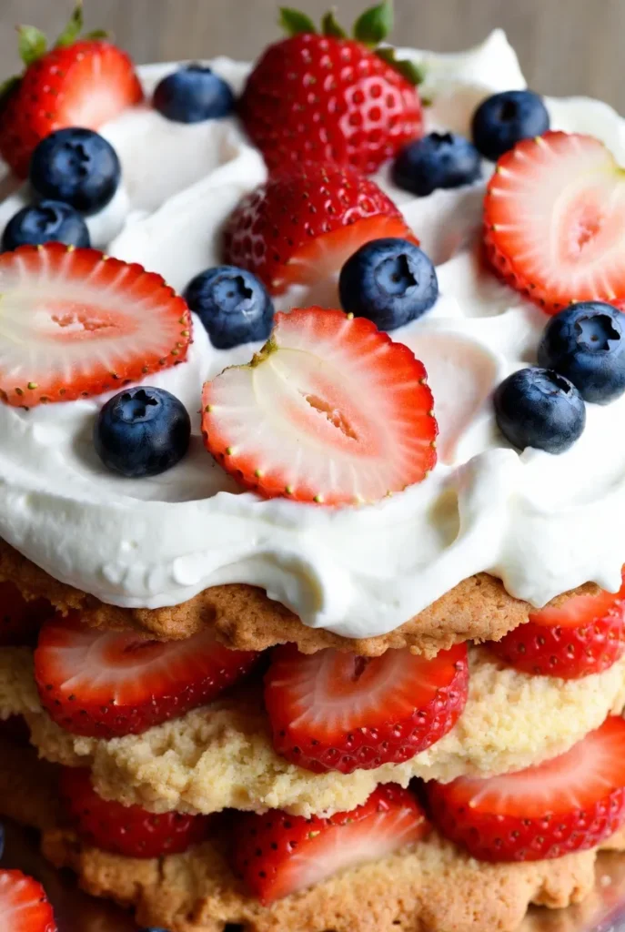 Star-Spangled Strawberry Shortcake