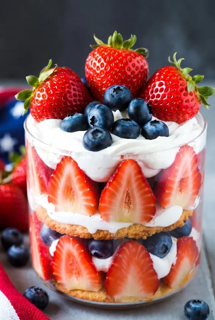 Strawberry Shortcake Trifle Cake