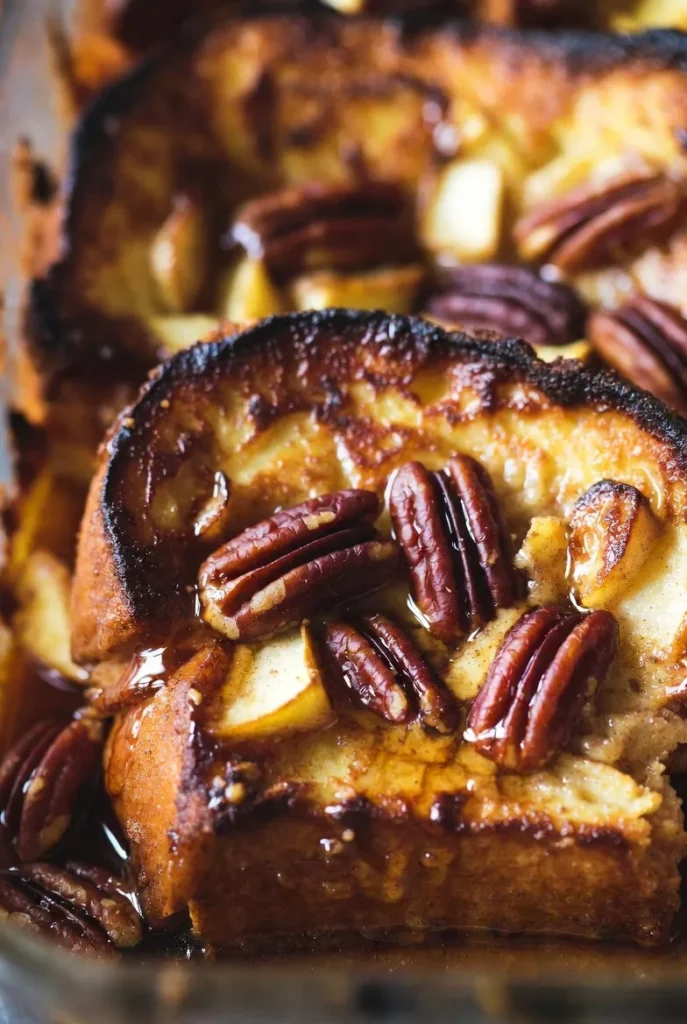 Sweet Apple Cinnamon French Toast Casserole