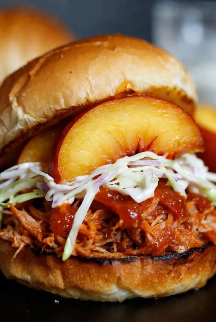 Sweet & Tangy Peach BBQ Pulled Pork