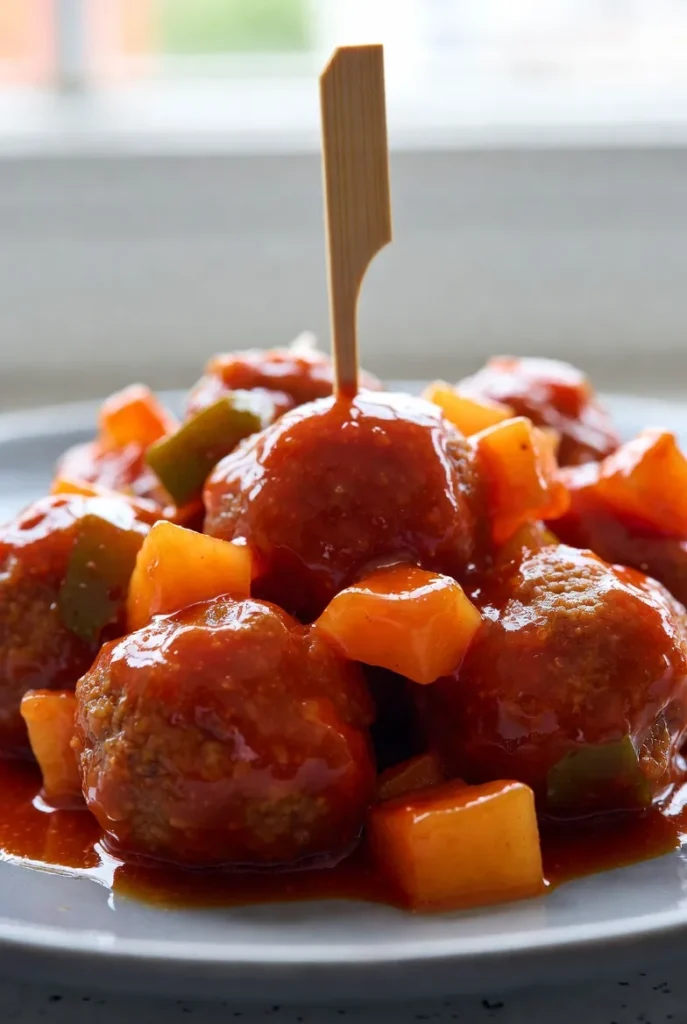 Sweet and Sour Cocktail Meatballs