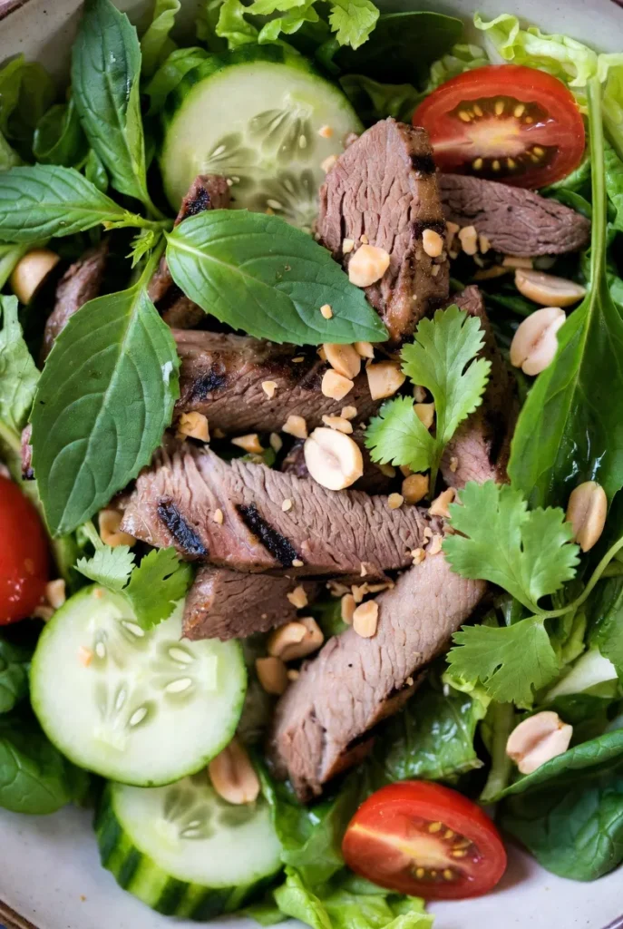 Thai-Inspired Grilled Beef or Tofu Salad