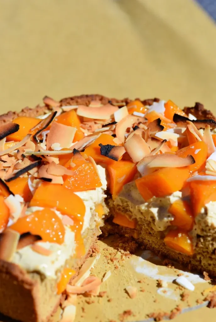 Tropical Mango Coconut Smash Cake