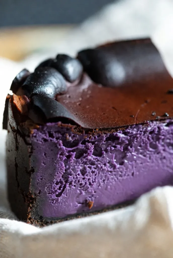 Ube Basque Cheesecake – Purple Magic