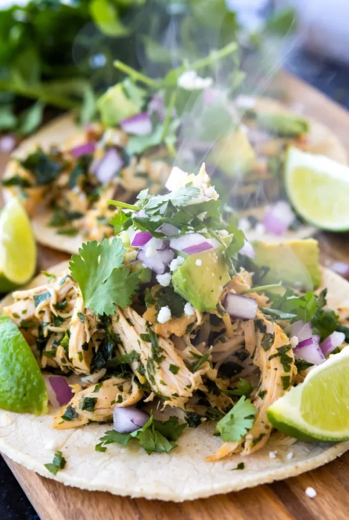 Zesty Cilantro Lime Chicken Tacos