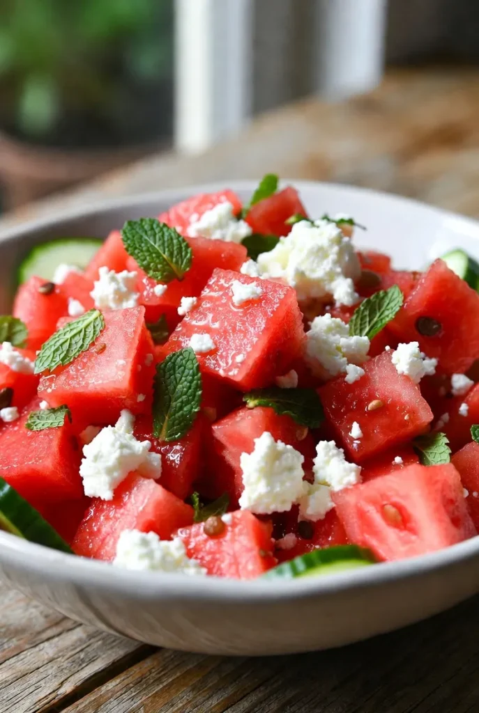 Zesty Watermelon Feta Salad