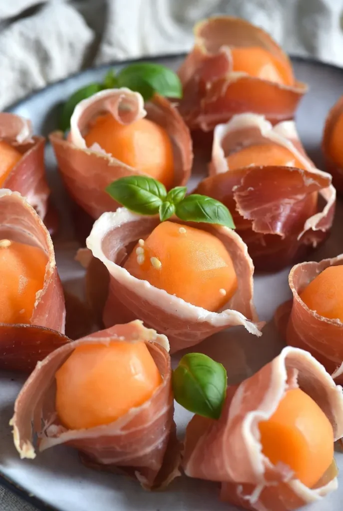 Prosciutto-Wrapped Melon Balls