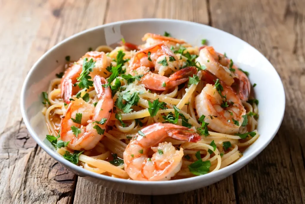 20-Minute Garlic Butter Shrimp Pasta for Busy Weeknights