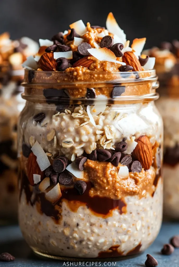 Almond Joy Inspired Peanut Butter Jar