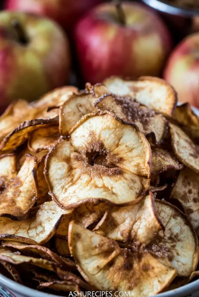 Baked Cinnamon Sugar Apple Chips