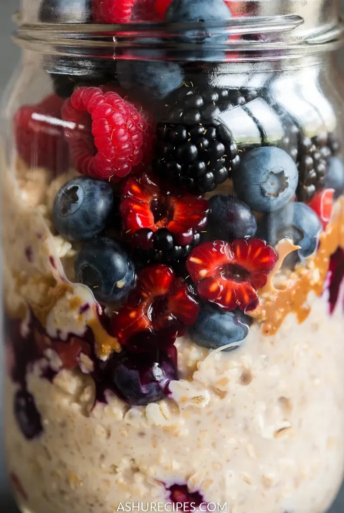 Berry Peanut Butter Power Jar