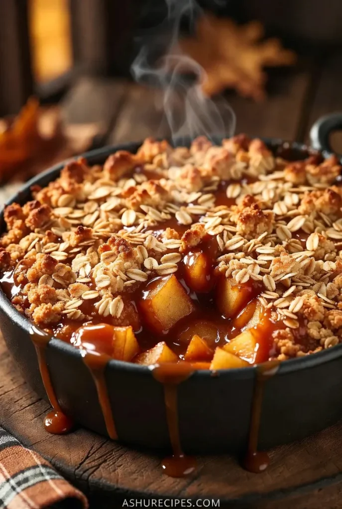Caramel Apple Crisp