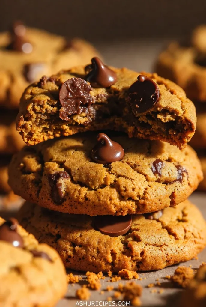 Chewy Pumpkin Chocolate Chip Cookies