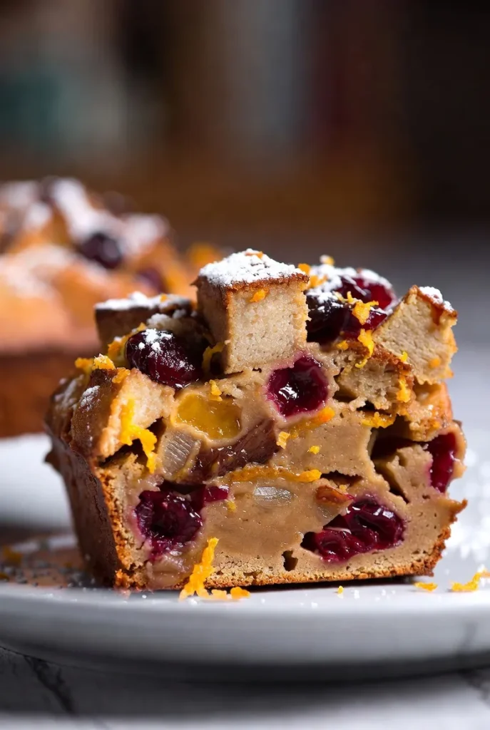 Cranberry Orange Bread Pudding