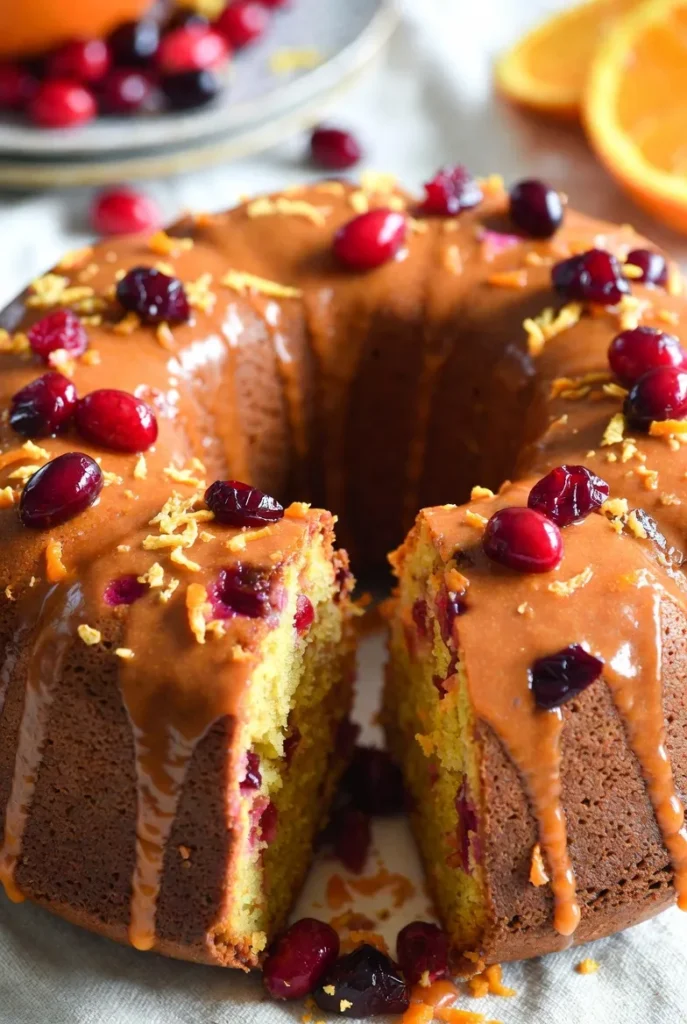 Cranberry Orange Bundt Cake