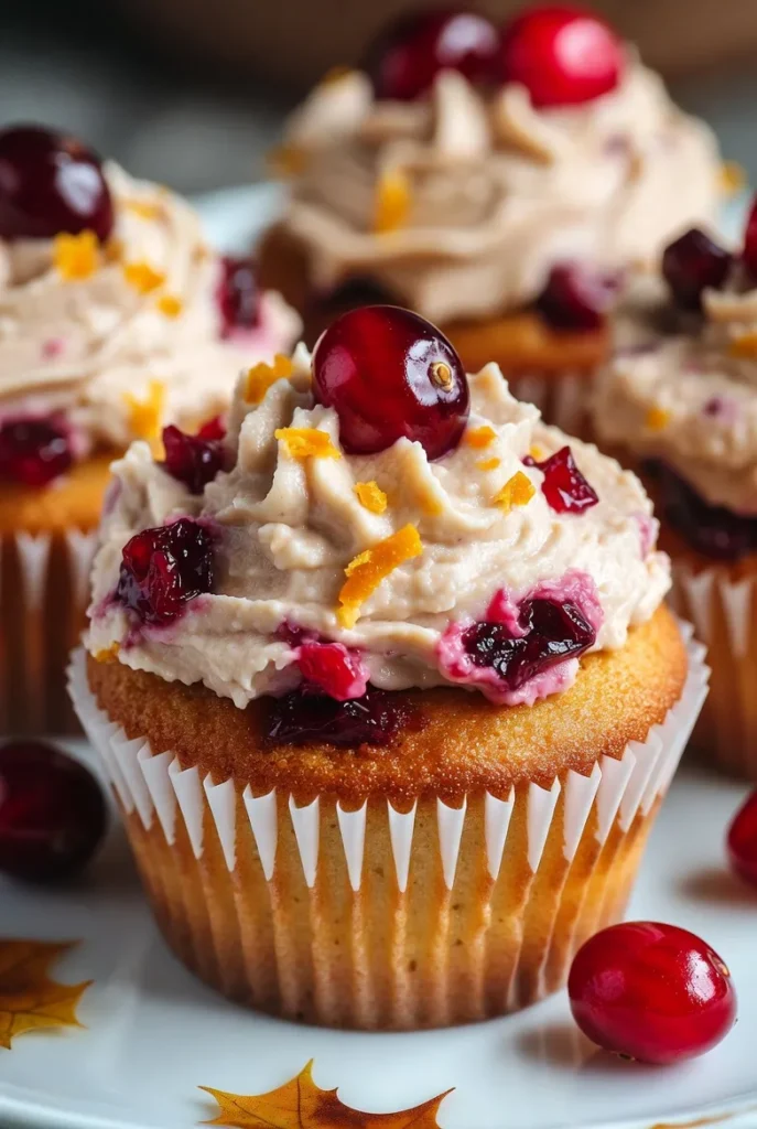 Cranberry Orange Cupcakes