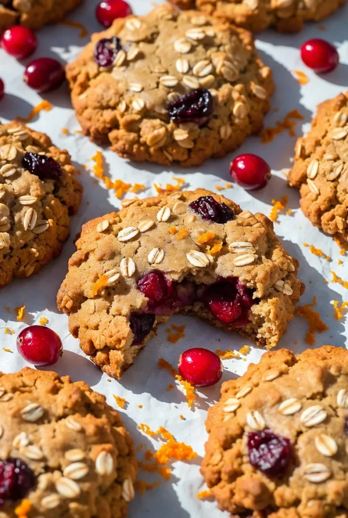 Cranberry Orange Oatmeal Cookies