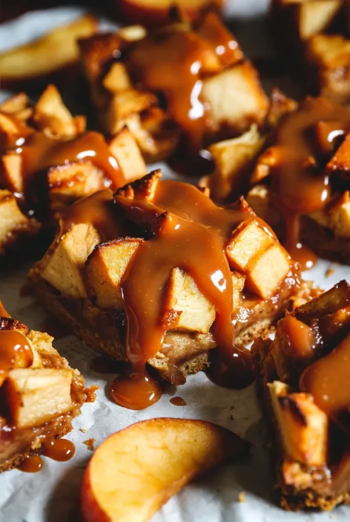 Easy Caramel Apple Bars