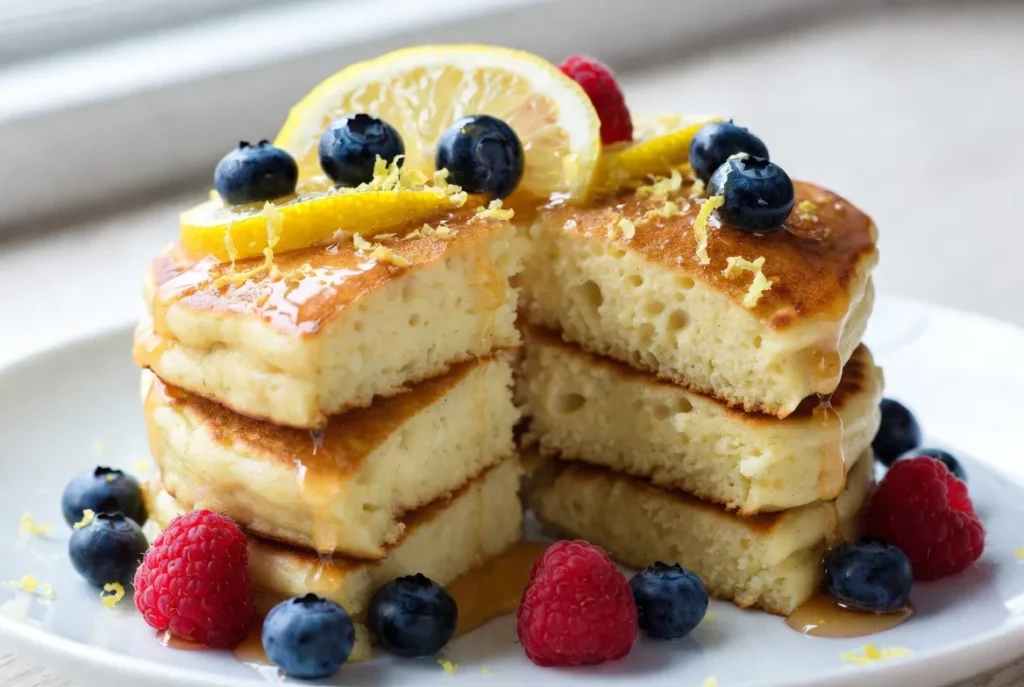 Fluffy Lemon Ricotta Pancakes for a Gourmet Weekend Brunch